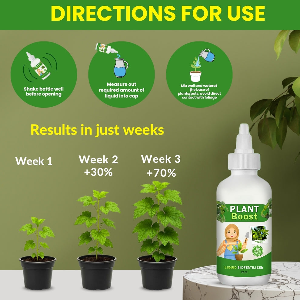 Natural Plant Care Combo - Plant Boost with Safe Plant Sprays